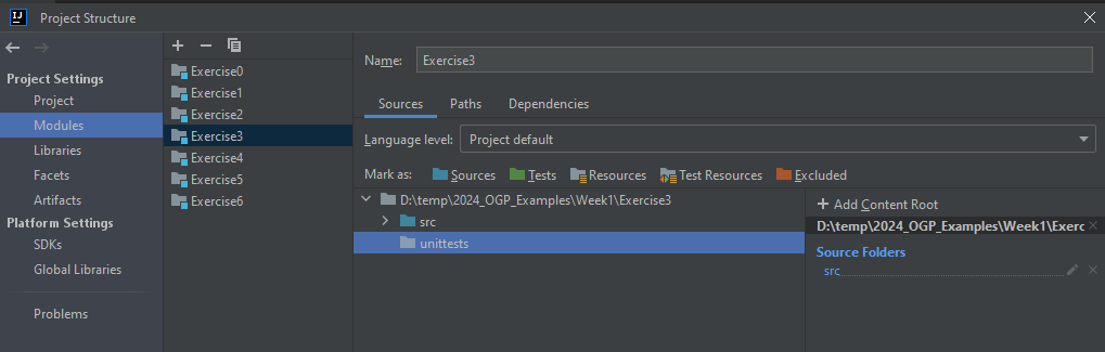 Project structure