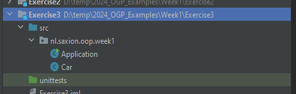 A unittests folder