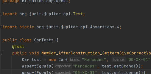 Import asserts