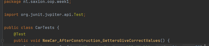 Import the test
