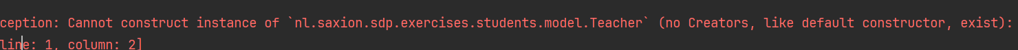 JSON Exception